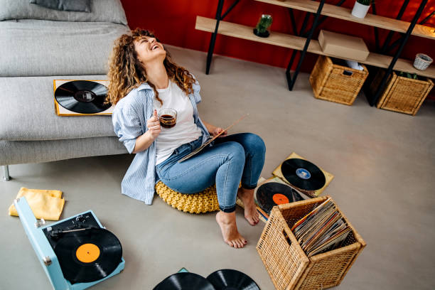istock Woman is relaxing at home 1478720482