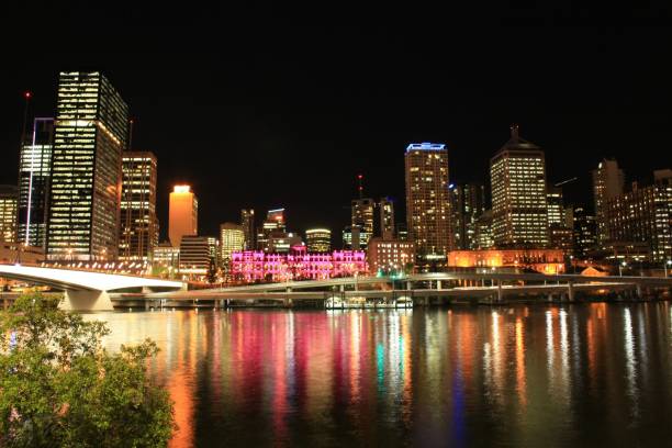 istock Night view of Brisbane CBD 1478722436