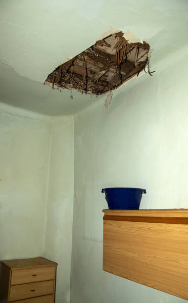 istock Ceiling of a house damaged by a water leak 1478725538