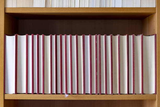 istock Premium luxury hardbound collection of books 1478729514