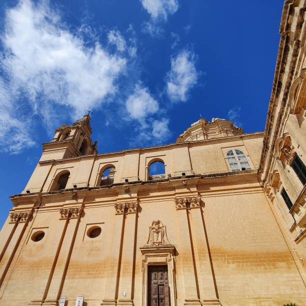 istock Low angle view of a beautiful old building in Mdina, Malta 1478730942