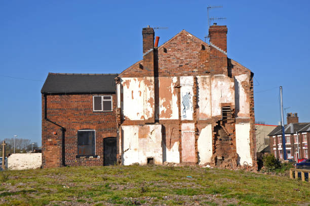 istock Abandoned and boarded up buildings in Britain, UK 1478737925