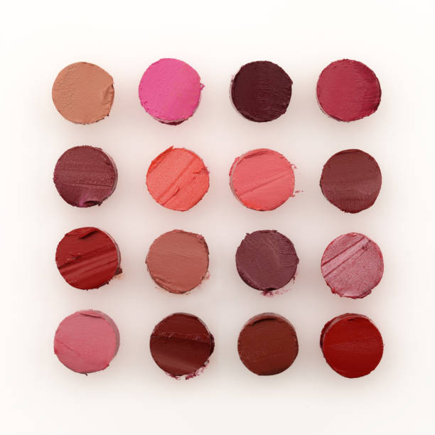 istock Closeup shot of multicolored eyeshadows on white background 1478741469