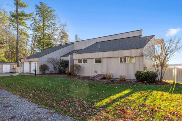 istock New modern lakefront home with on a sunny day 1478743274