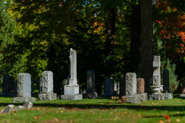 istock Tombs and graves at Beechwood Cemetery 1478747736