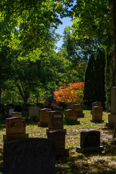 istock Tombs and graves at Beechwood Cemetery 1478747757