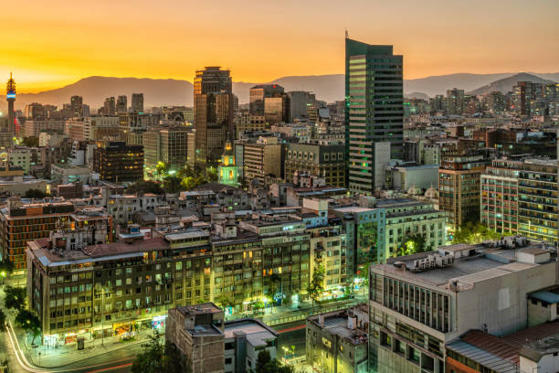 istock Santiago Skyline: A Panoramic View of Chile's Capital 1478756066