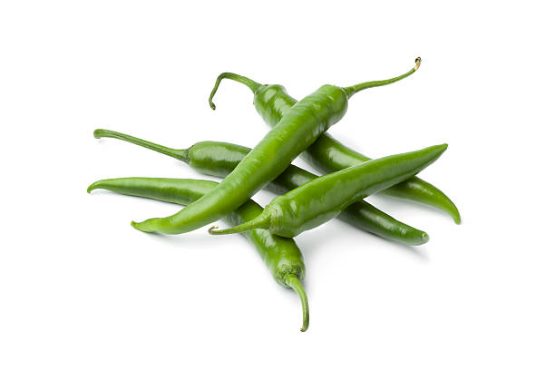 istock Green chili peppers 147875823
