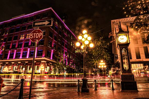 istock Colorful illustrations in the gas town 1478759035