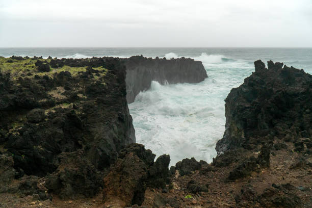 istock View from the cliff with the rough sea. 1478768823