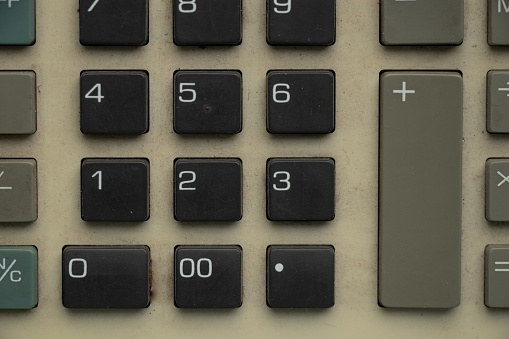 numeric pad of a phone