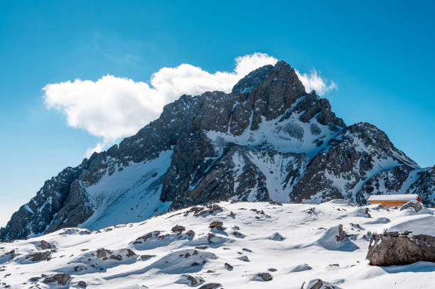 istock Snow Mountain Scenery under the Blue Sky 1478775092