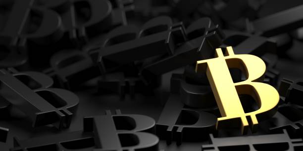 istock Bitcoin simple symbol design. Crypto currency concept 1478777957
