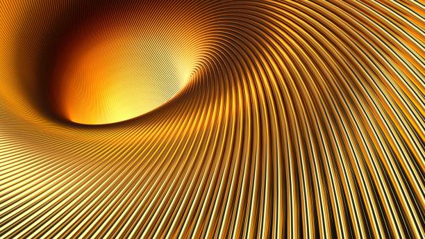 istock Luxury golden colored swirl tunnel background 1478778238