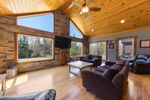 istock Interior of a modern ranch home in the north 1478778651