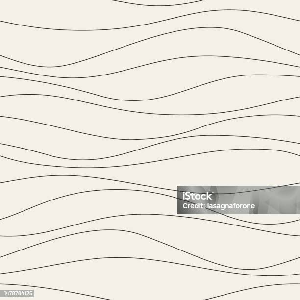 Vector Solid Wave Pattern Seamless Vector Wave Pattern Stock Illustration - Download Image Now ...