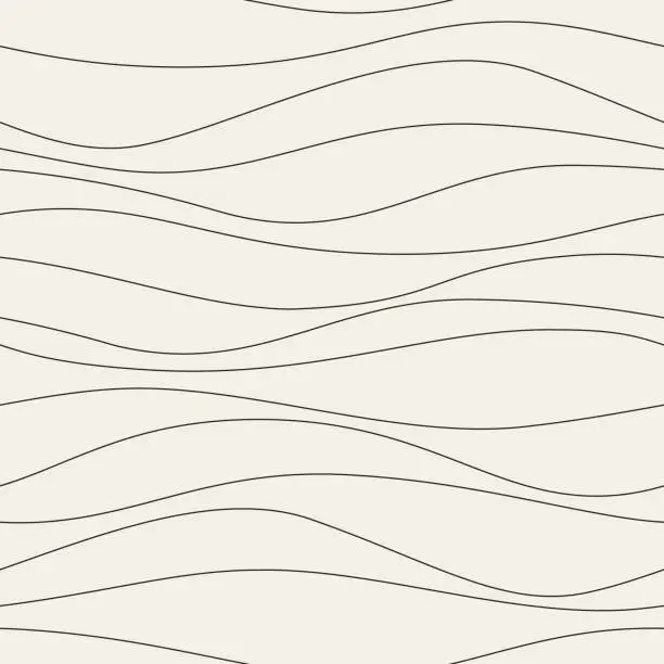 Vector illustration of Seamless Vector Wave Pattern
