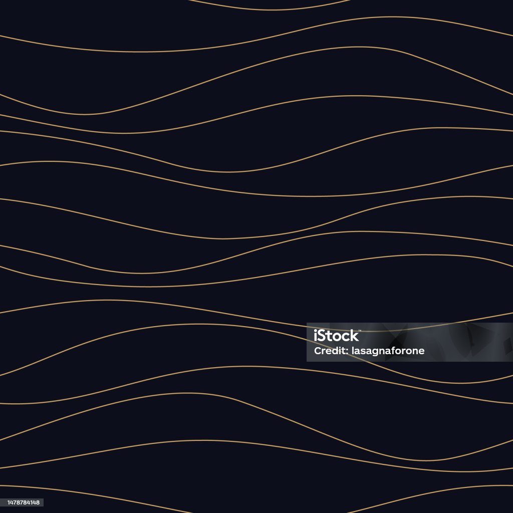Continuous Wave Pattern Vector Seamless Vector Wave Pattern Stock Illustration - Download Image Now ...
