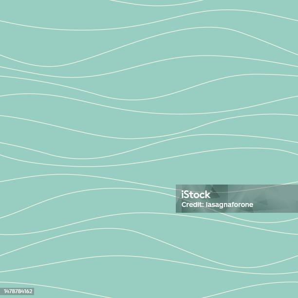 Seamless Vector Wave Pattern Stock Illustration - Download Image Now ...