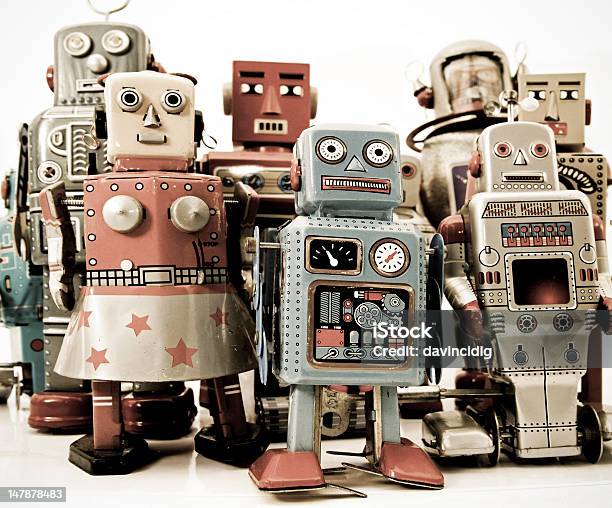 Robots Stock Photo - Download Image Now - Large Group Of Objects, Robot, Anticipation