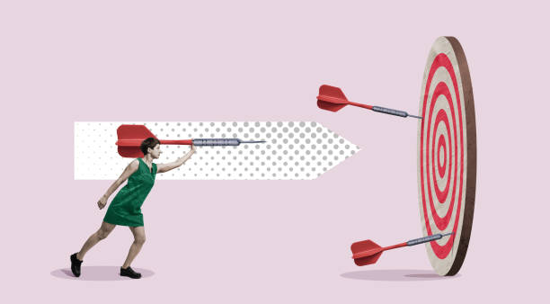 istock Concept of business targeting. 1478785280