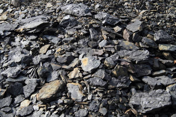istock Stones from pieces of slate as a background 1478786086