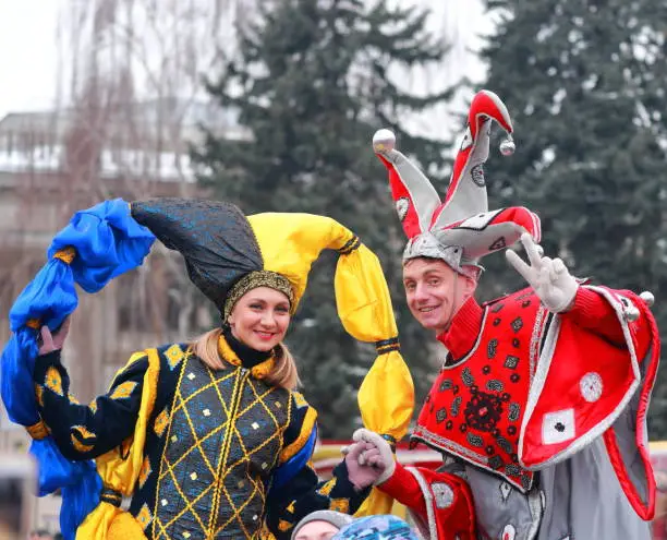 Since long ago there is a tradition in Ukraine to say “goodbye” to winter and “hello” to spring. The holiday of seeing off of the winter is called Maslenitsa. Maslenitsa, which is sometimes called Butter Week or Cheesefare Week in English-speaking countries, refers to very old Slavonic festivals that are extant nowadays.