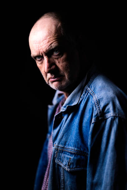istock Portrait of an ordinary, elderly man wearing a blue jacket 1478805573