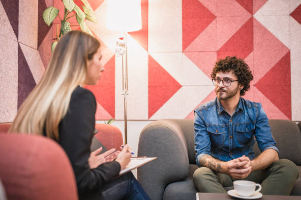 istock Navigating Vulnerability: A Young Man's Journey Through Mental Health Therapy 1478807969