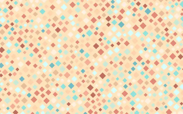 Vector illustration of Abstract Tile Texture Stipple Pattern Background