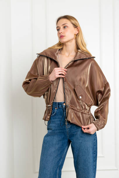istock Blonde young model wearing autumn concept clothes. 1478827853