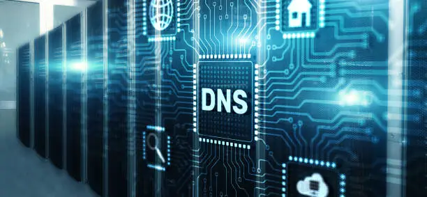 DNS. Domain Name System. Network Web Communication 2023.