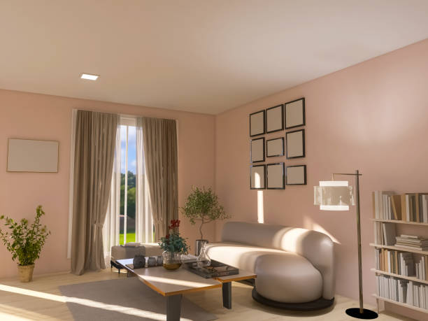 istock Living room interior, 3d render, 3d illustration 1478851497