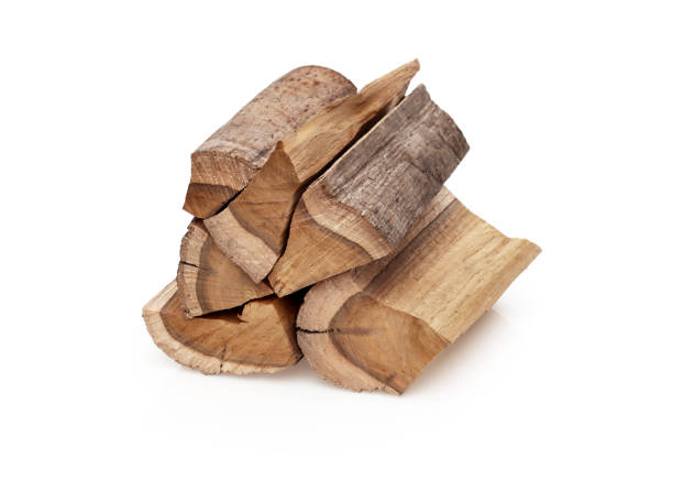 istock Pile of firewood isolated on a white background 1478884265