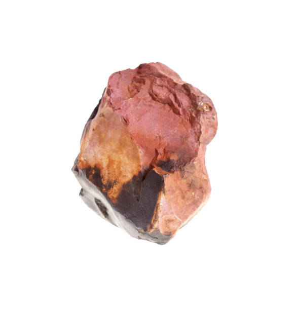 istock Natural stone rock isolated on white background 1478885159