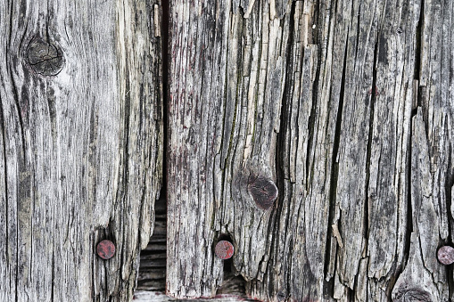 Textured background with degraded wooden planks