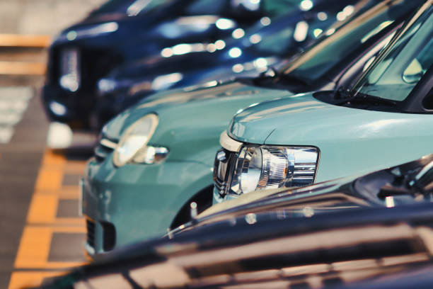 istock Japanese parking lot and traffic image 1478890512