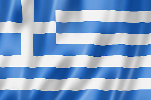 greek flag - 希臘國旗 個照片及圖片檔