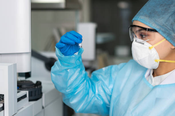 istock Female scientist working in the laboratory. 1478906015