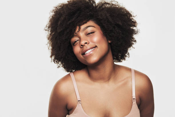 istock Glad black female looking at camera 1478914095