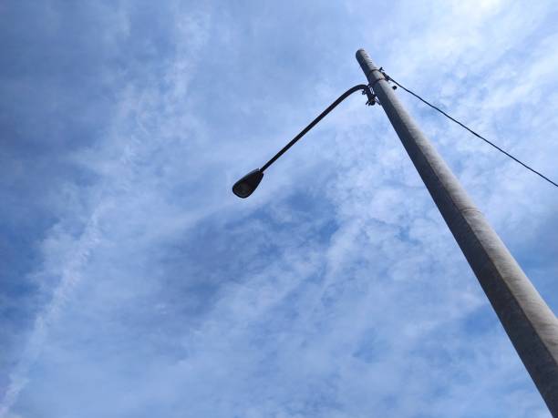 istock Concrete poles for street lighting 1478920425