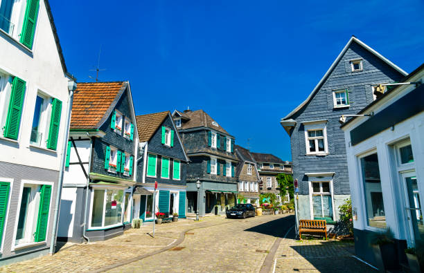 istock Historic slate houses in Solingen-Grafrath, Germany 1478925179