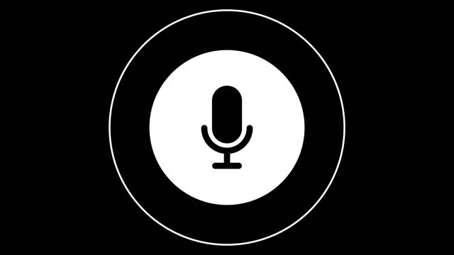 Microphone icon.