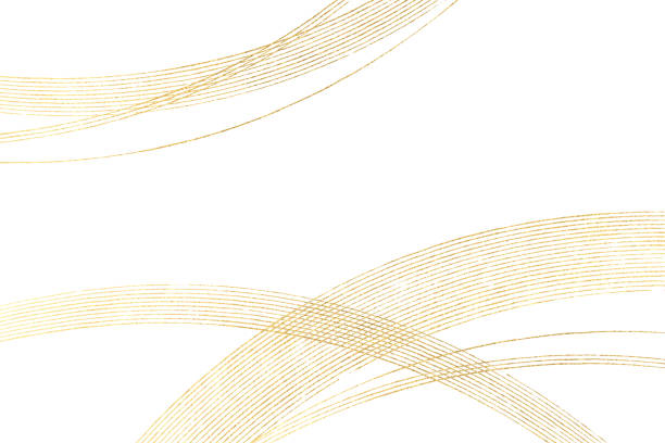 Brush stroke gold background material (abstract) Brush stroke gold background material (abstract) luxury craft stock illustrations