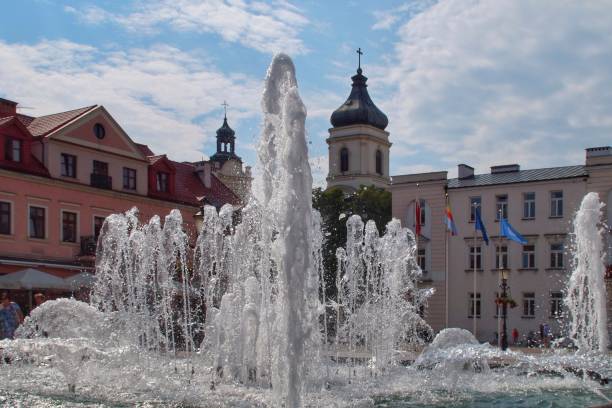 istock fountain in the Old Market Square in Plock 1478940954