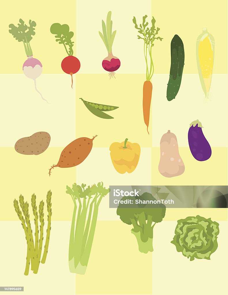 野菜 - いたずら書きのロイヤリティフリーベクトルアート