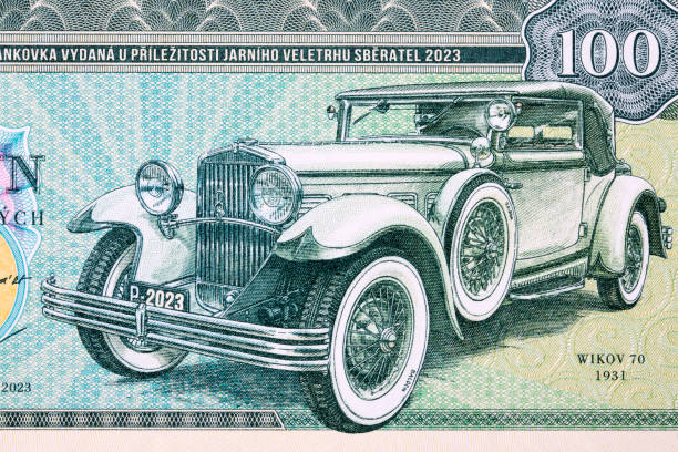 istock Old car from money 1478992960