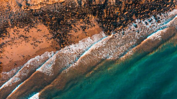 istock Beach and Waves taken through a drone 1478994777