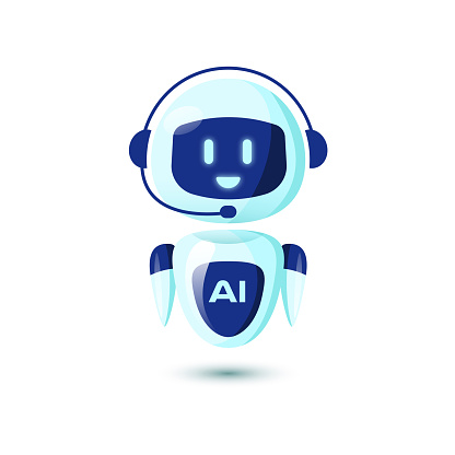 Chatbot robot icon sign. Support service