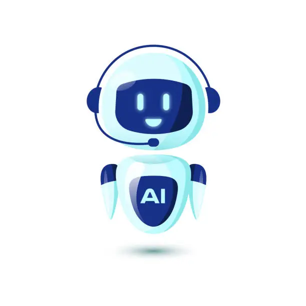 Vector illustration of Chatbot robot icon